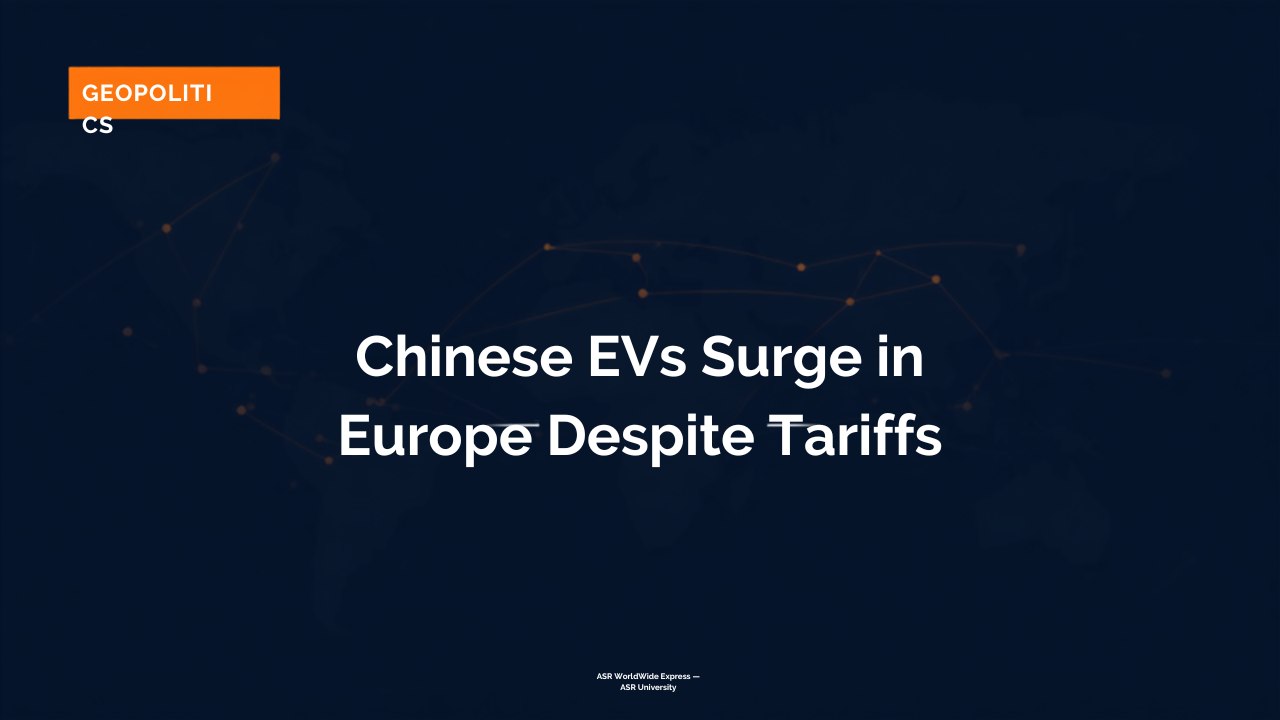 Chinese EVs Surge in Europe Despite Tariffs: What It Means for Trade